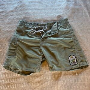 Vintage Kanvas By Katin Cotton Board Shorts Men’s 32 Snap Button